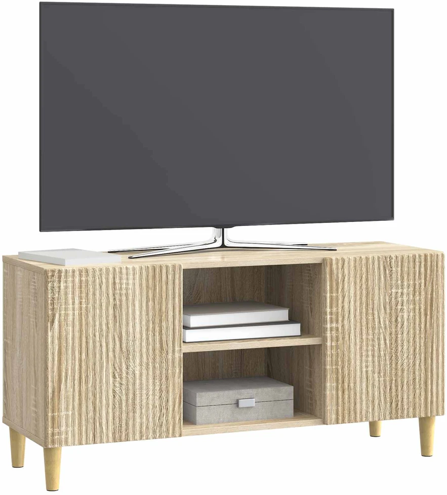 TV staliukas Televizoriaus spintelė 102 x 34,5 x 50 cm Sonoma ąžuolas