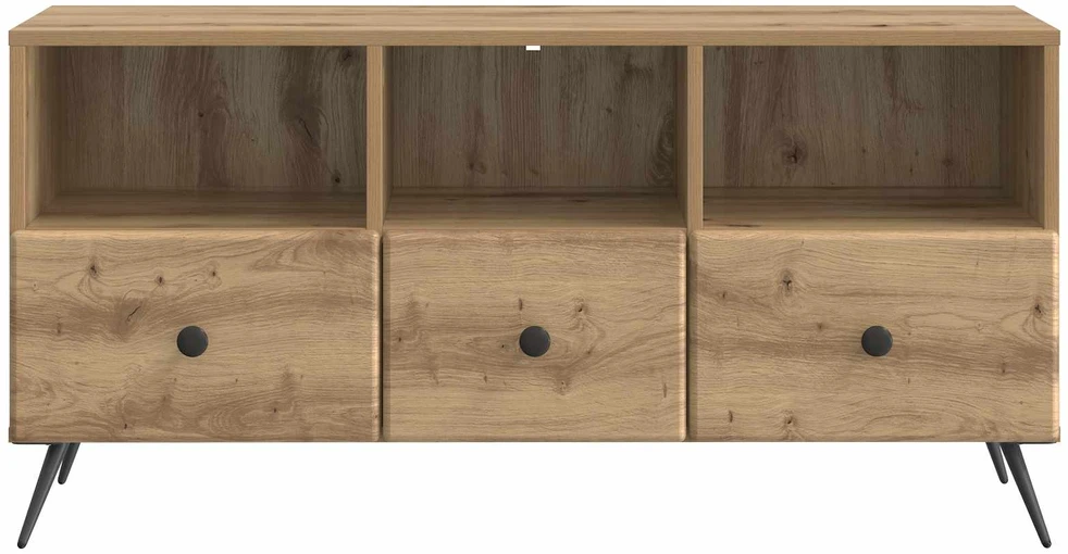 TV staliukas Televizoriaus spintelė 102 x 34,5 x 50 cm Artisano ąžuolo