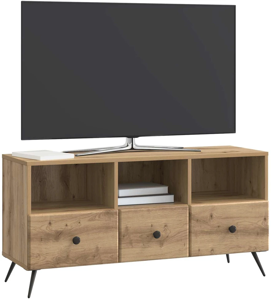 TV staliukas Televizoriaus spintelė 102 x 34,5 x 50 cm Artisano ąžuolo