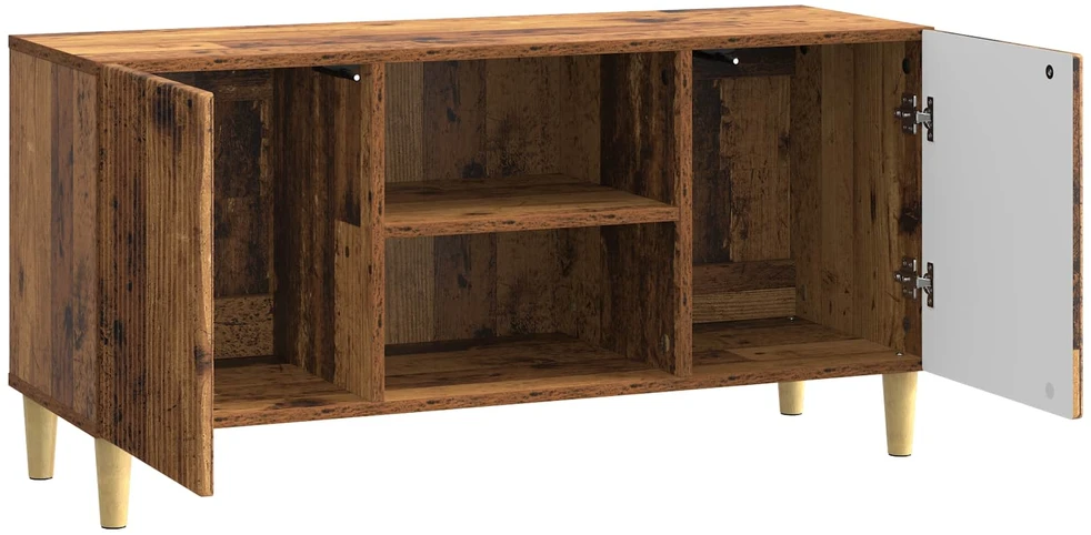 TV staliukas Televizoriaus spintelė 102 x 34,5 x 50 cm Sendintos medienos