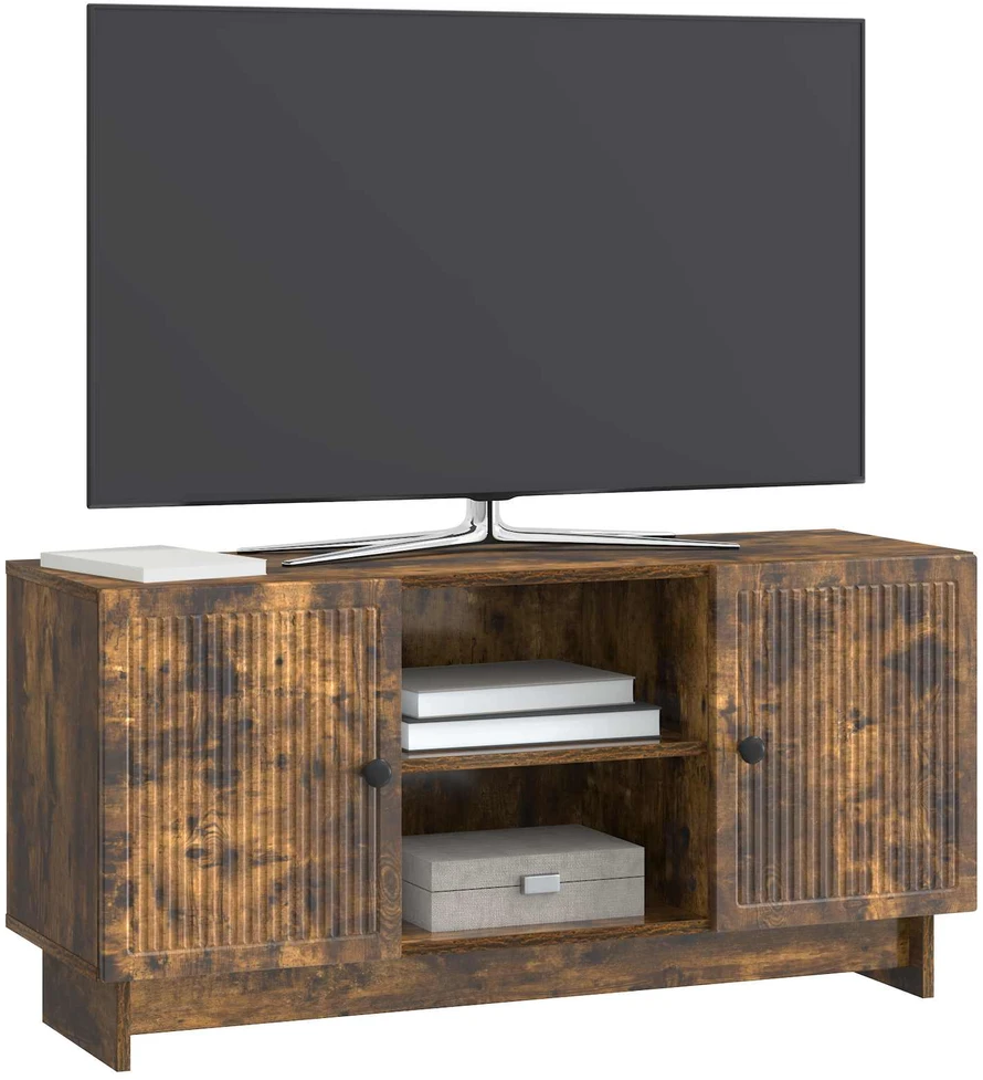 TV staliukas Televizoriaus spintelė 102 x 34,5 x 50 cm Dūminio ąžuolo