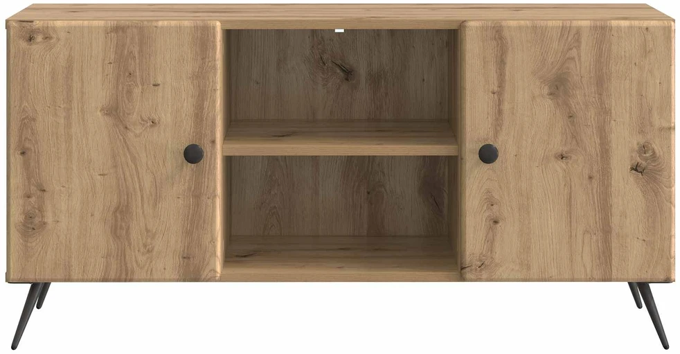 TV staliukas Televizoriaus spintelė 102 x 34,5 x 50 cm Artisano ąžuolo