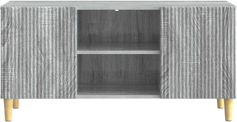 TV staliukas Televizoriaus spintelė 102 x 34,5 x 50 cm Pilka sonoma ąžuolo