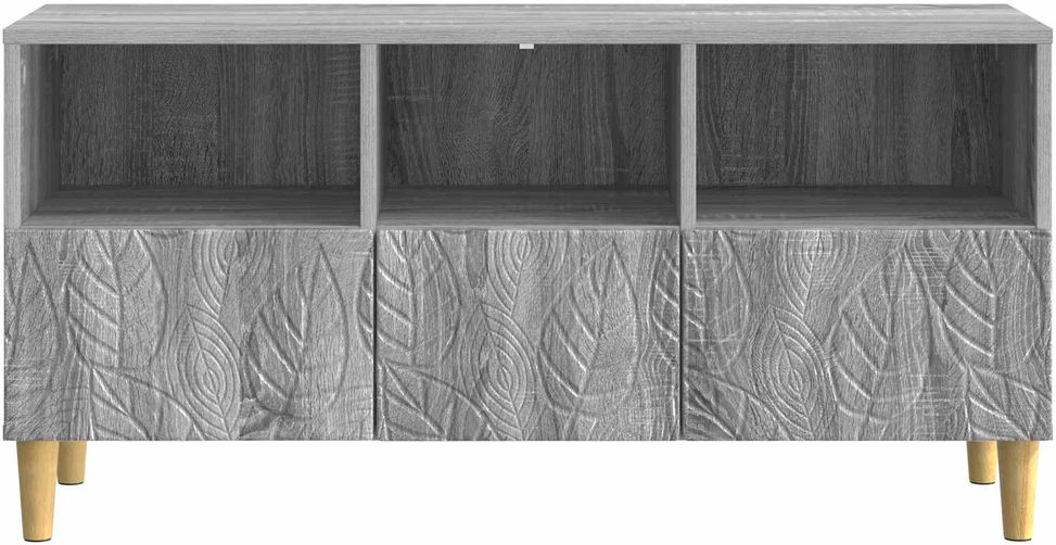 TV staliukas Televizoriaus spintelė 102 x 34,5 x 50 cm Pilka Sonoma