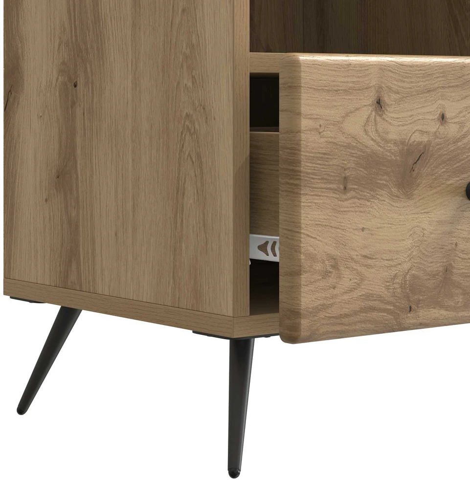 TV staliukas Televizoriaus spintelė 102 x 34,5 x 50 cm Artisano ąžuolo