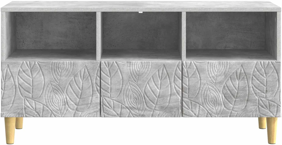 TV staliukas Televizoriaus spintelė 102 x 34,5 x 50 cm Betono pilka