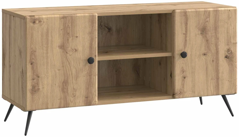 TV staliukas Televizoriaus spintelė 102 x 34,5 x 50 cm Artisano ąžuolo