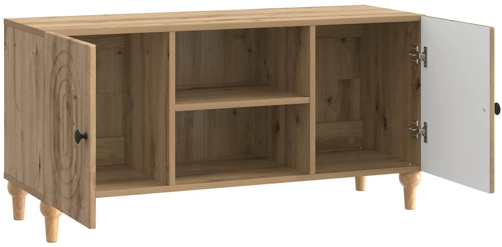 TV staliukas Televizoriaus spintelė 102 x 34,5 x 50 cm Artisano ąžuolo