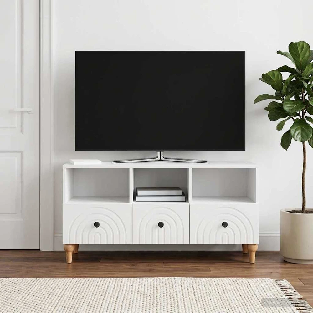 TV staliukas Televizoriaus spintelė 102 x 34,5 x 50 cm Dirbtinė mediena