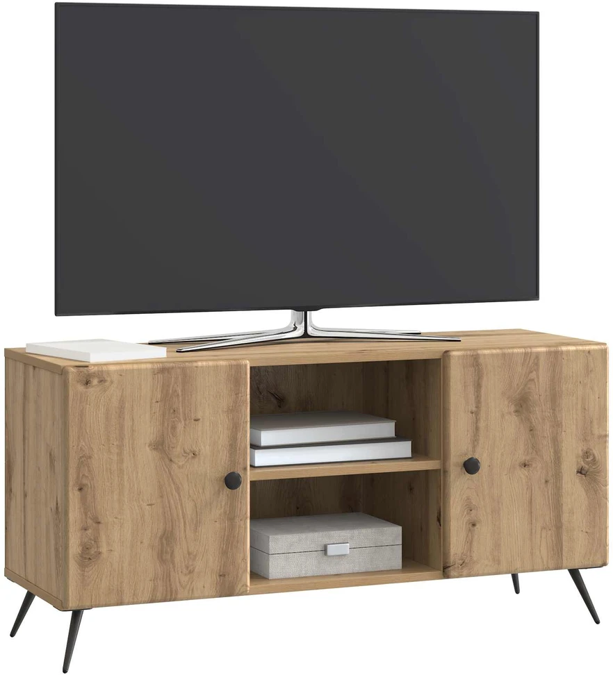 TV staliukas Televizoriaus spintelė 102 x 34,5 x 50 cm Artisano ąžuolo