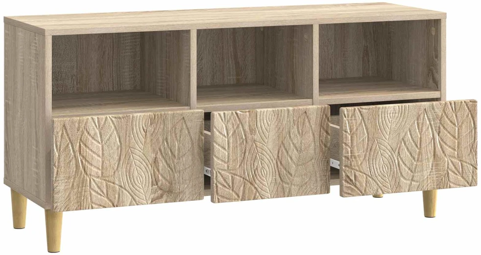 TV staliukas Televizoriaus spintelė 102 x 34,5 x 50 cm Sonoma ąžuolas