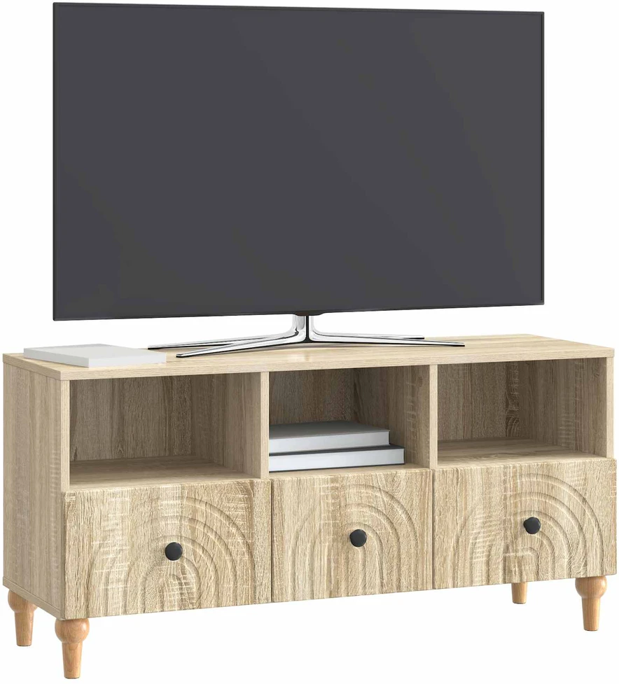 TV staliukas Televizoriaus spintelė 102 x 34,5 x 50 cm Sonoma ąžuolas