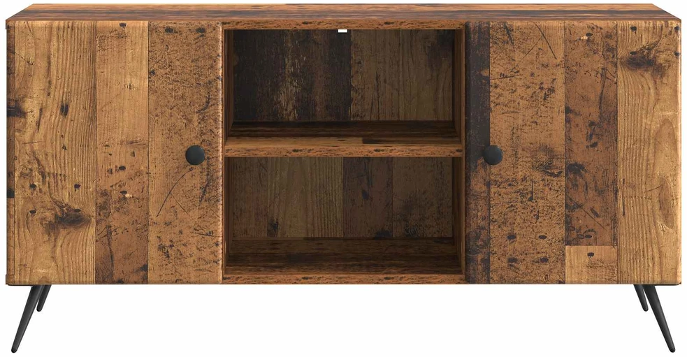 TV staliukas Televizoriaus spintelė 102 x 34,5 x 50 cm Sendintos medienos