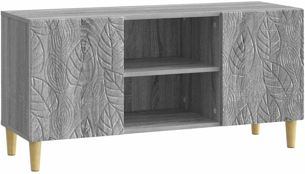 TV staliukas Televizoriaus spintelė 102 x 34,5 x 50 cm Pilka Sonoma