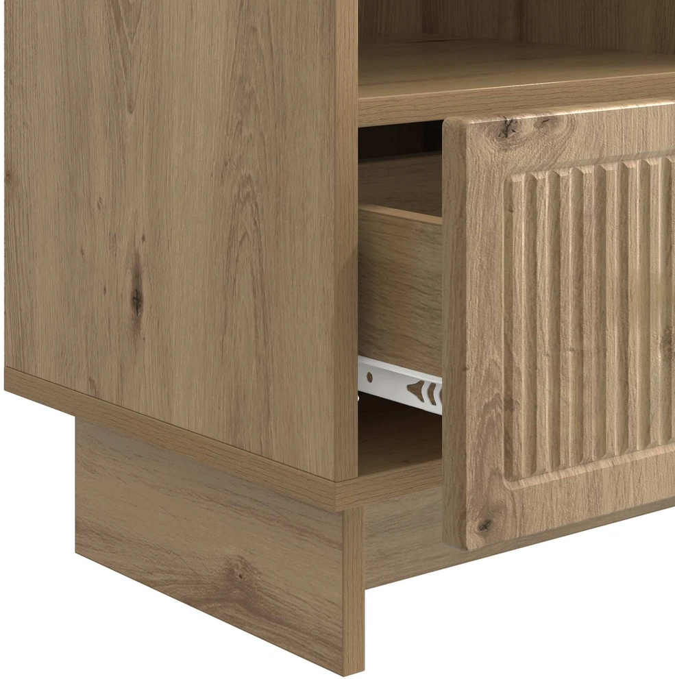 TV staliukas Televizoriaus spintelė 102 x 34,5 x 50 cm Artisano ąžuolo