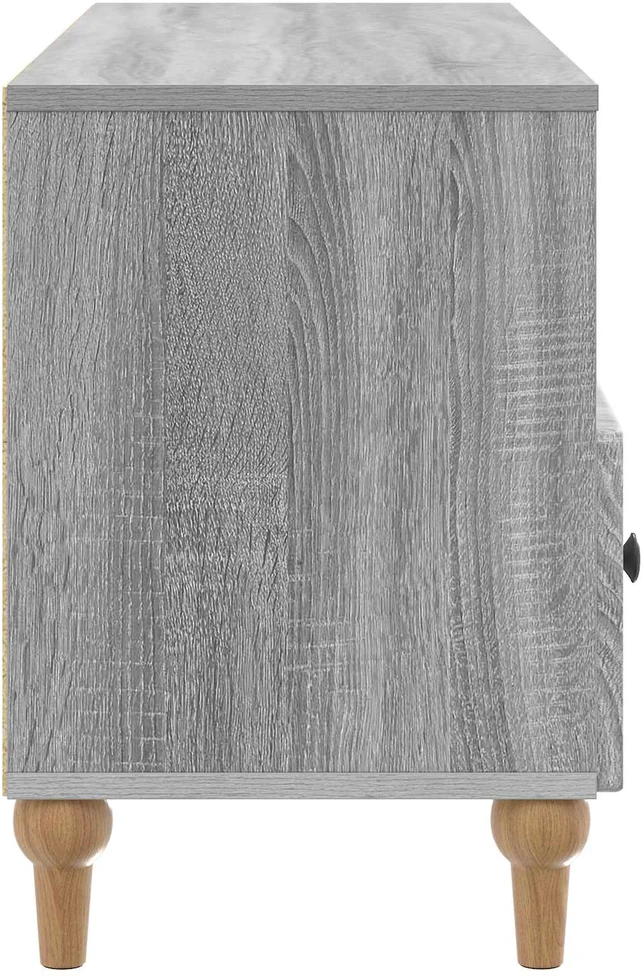 TV staliukas Televizoriaus spintelė 102 x 34,5 x 50 cm Pilka Sonoma
