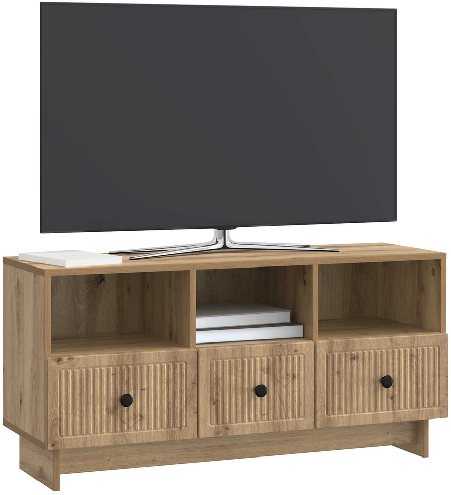 TV staliukas Televizoriaus spintelė 102 x 34,5 x 50 cm Artisano ąžuolo