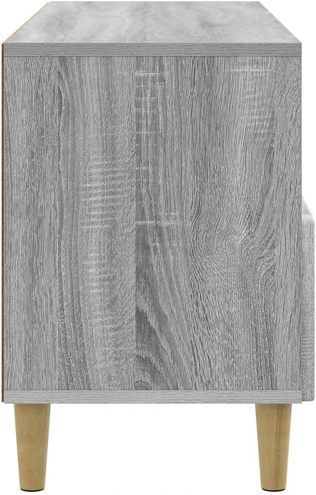 TV staliukas Televizoriaus spintelė 102 x 34,5 x 50 cm Pilka sonoma ąžuolo