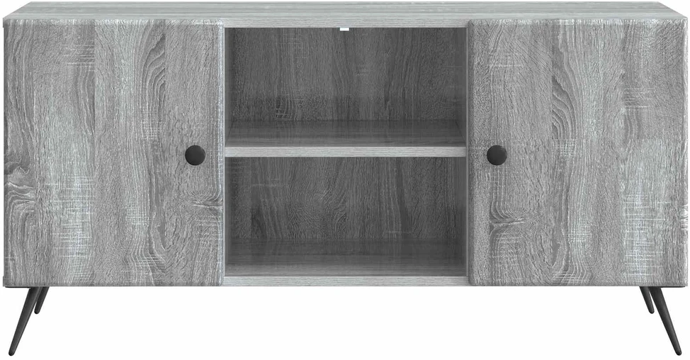 TV staliukas Televizoriaus spintelė 102 x 34,5 x 50 cm Pilka sonoma ąžuolo