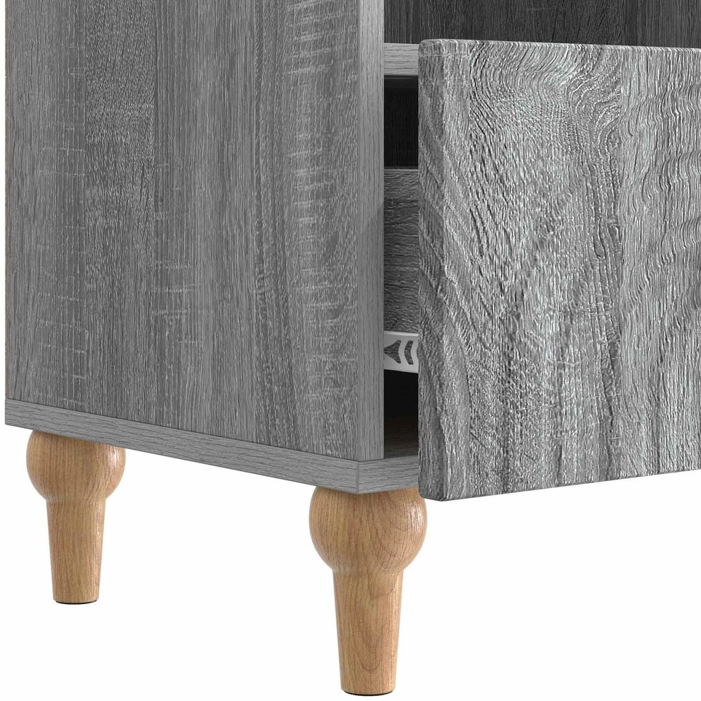 TV staliukas Televizoriaus spintelė 102 x 34,5 x 50 cm Pilka Sonoma