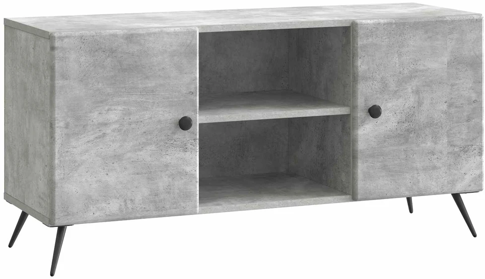 TV staliukas Televizoriaus spintelė 102 x 34,5 x 50 cm Betono pilka