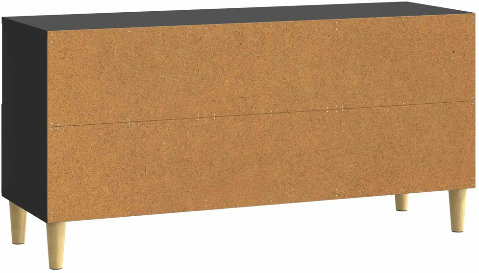 TV staliukas Televizoriaus spintelė 102 x 34,5 x 50 cm Juoda