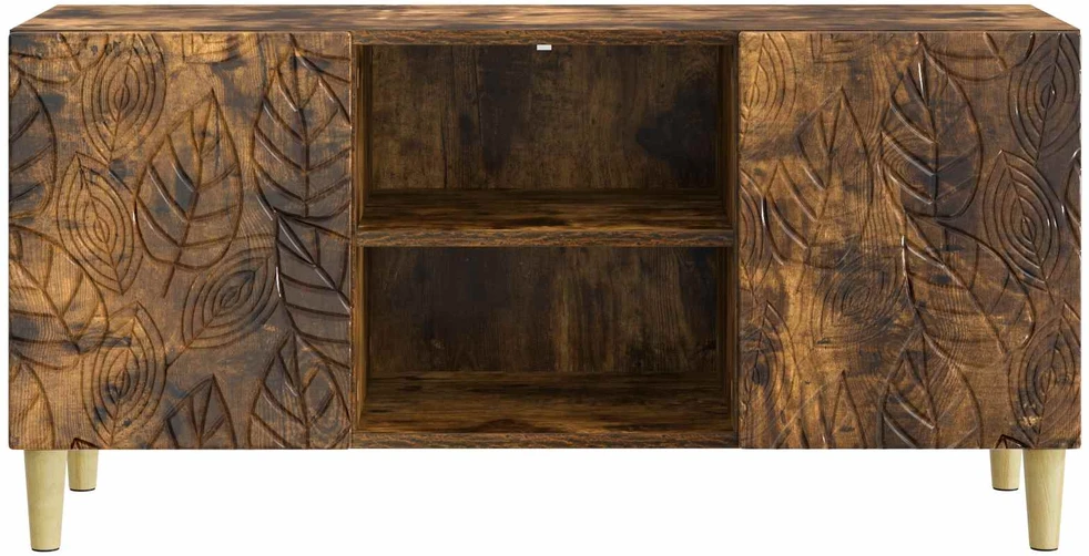 TV staliukas Televizoriaus spintelė 102 x 34,5 x 50 cm Dūminio ąžuolo