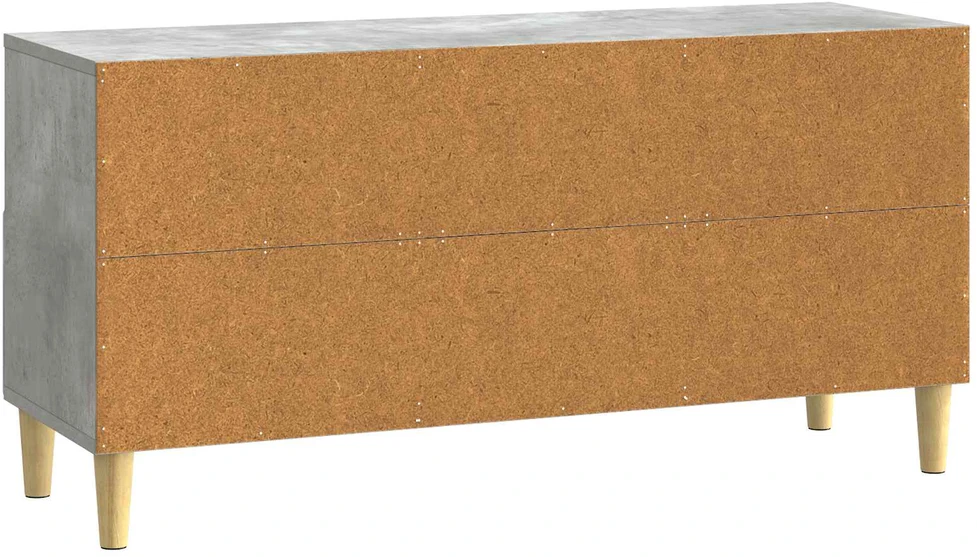 TV staliukas Televizoriaus spintelė 102 x 34,5 x 50 cm Betono pilka
