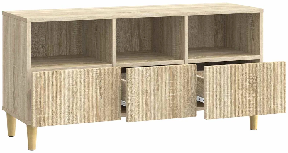 TV staliukas Televizoriaus spintelė 102 x 34,5 x 50 cm Sonoma ąžuolas