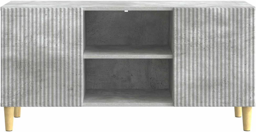 TV staliukas Televizoriaus spintelė 102 x 34,5 x 50 cm Betono pilka