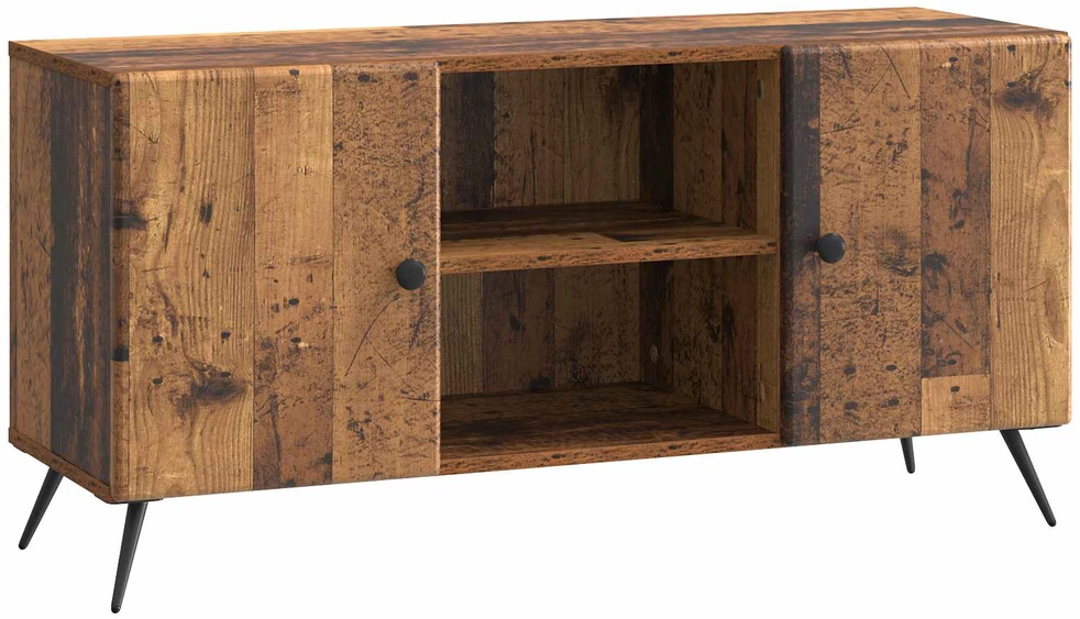 TV staliukas Televizoriaus spintelė 102 x 34,5 x 50 cm Sendintos medienos