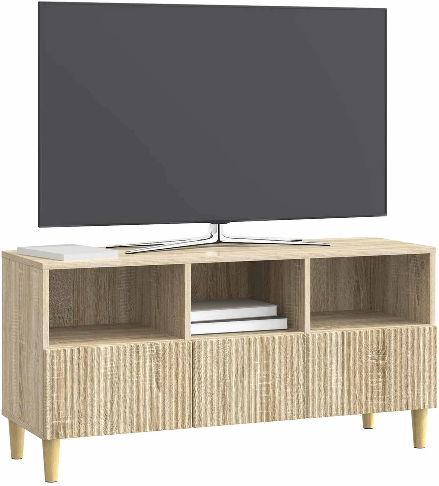 TV staliukas Televizoriaus spintelė 102 x 34,5 x 50 cm Sonoma ąžuolas