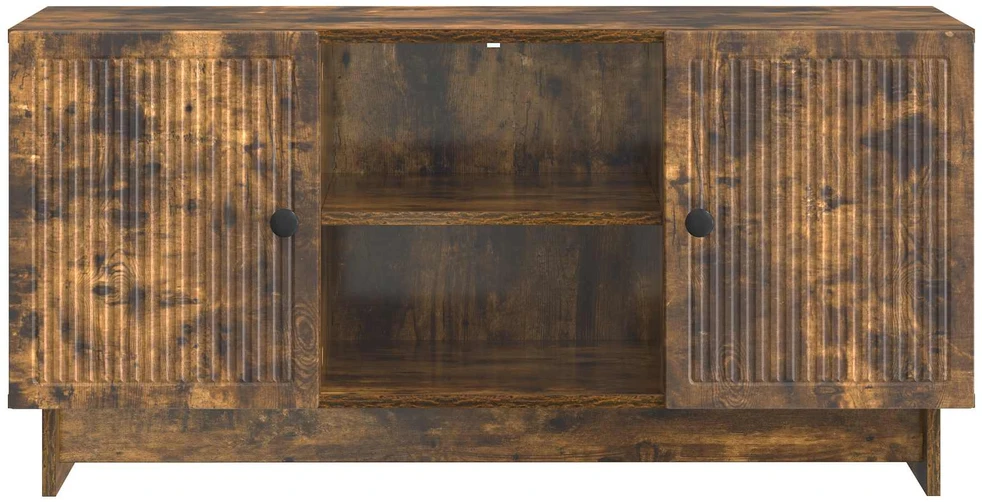 TV staliukas Televizoriaus spintelė 102 x 34,5 x 50 cm Dūminio ąžuolo
