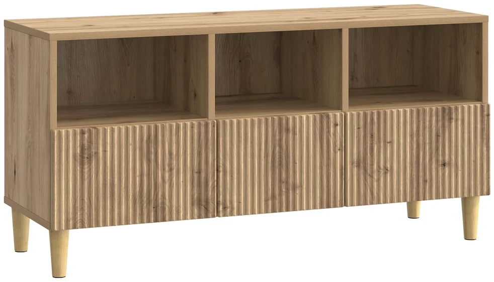 TV staliukas Televizoriaus spintelė 102 x 34,5 x 50 cm Artisano ąžuolo