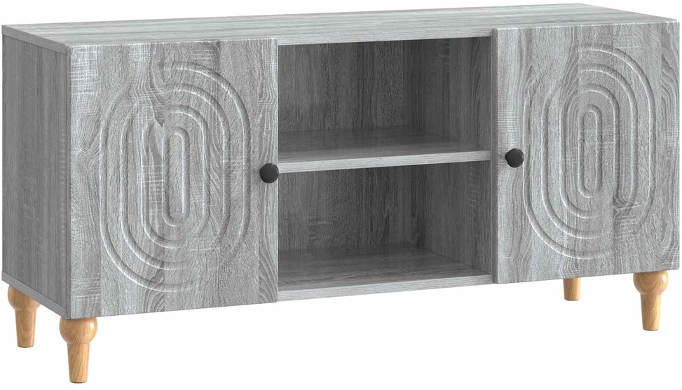 TV staliukas Televizoriaus spintelė 102 x 34,5 x 50 cm Pilka sonoma ąžuolo