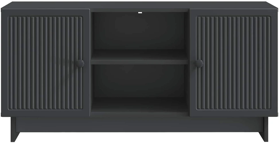 TV staliukas Televizoriaus spintelė 102 x 34,5 x 50 cm Juoda