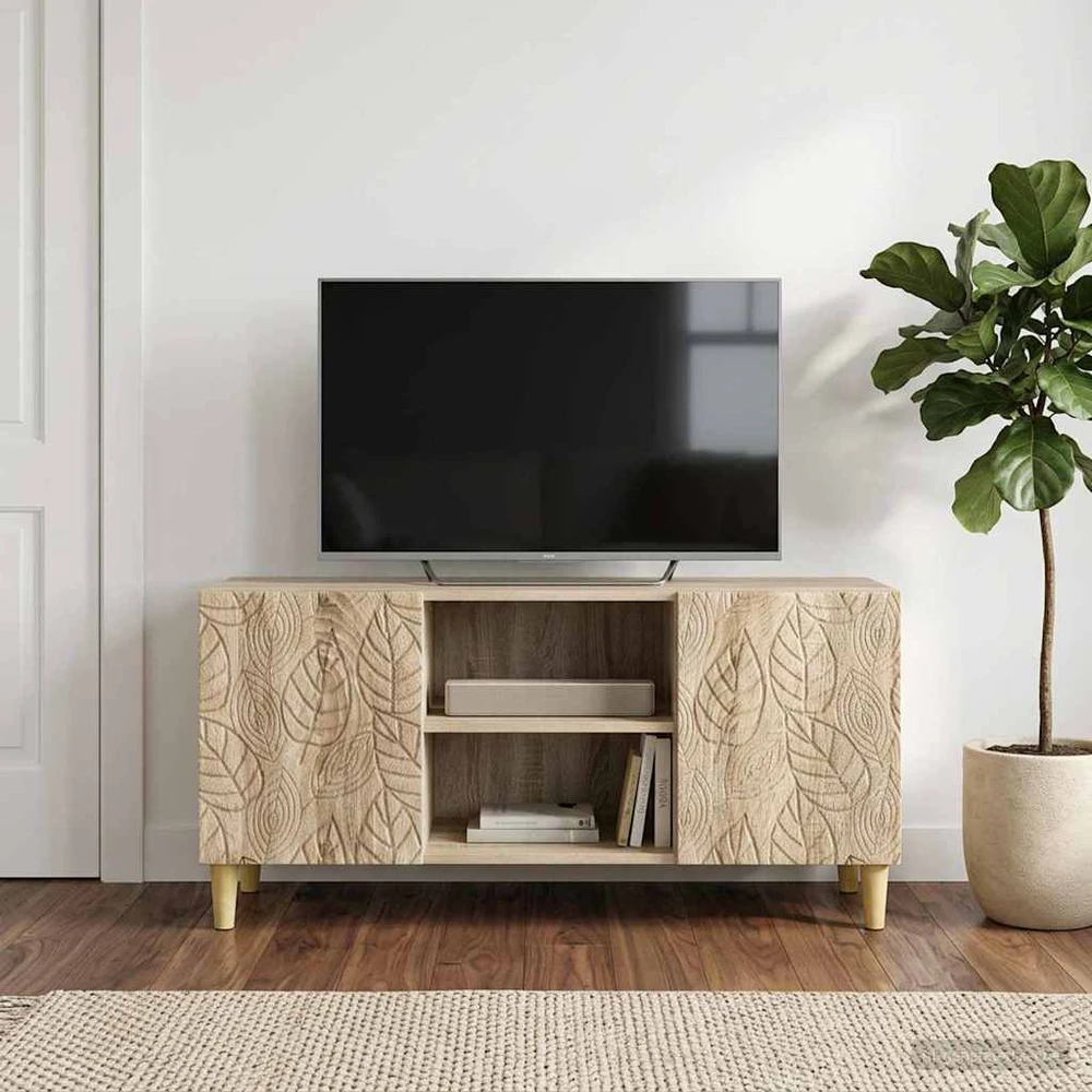 TV staliukas Televizoriaus spintelė 102 x 34,5 x 50 cm Sonoma ąžuolas