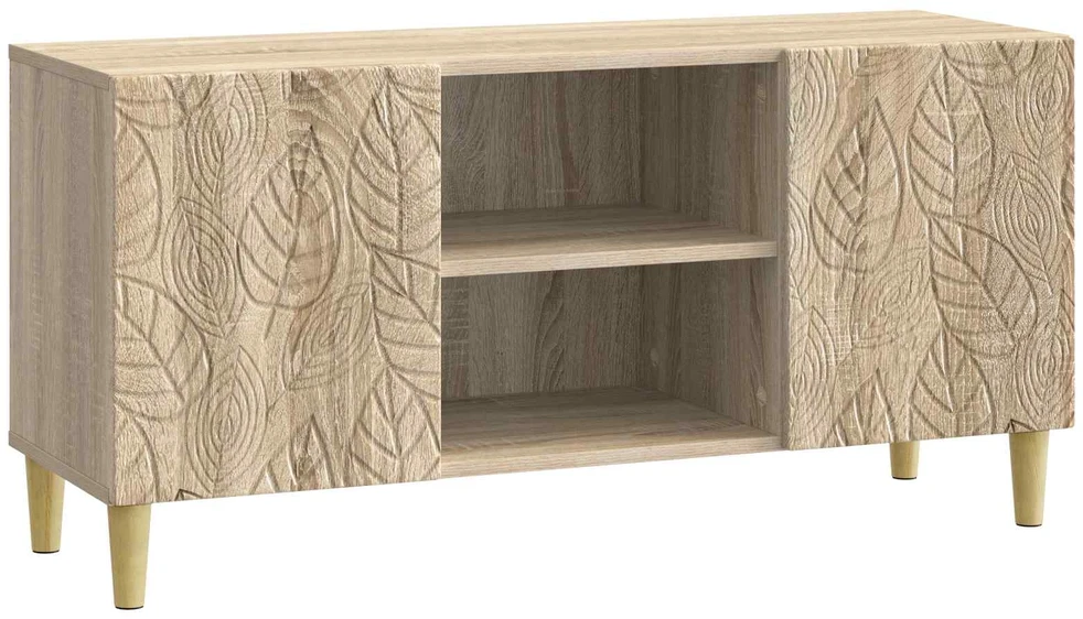 TV staliukas Televizoriaus spintelė 102 x 34,5 x 50 cm Sonoma ąžuolas