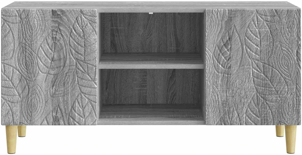 TV staliukas Televizoriaus spintelė 102 x 34,5 x 50 cm Pilka Sonoma