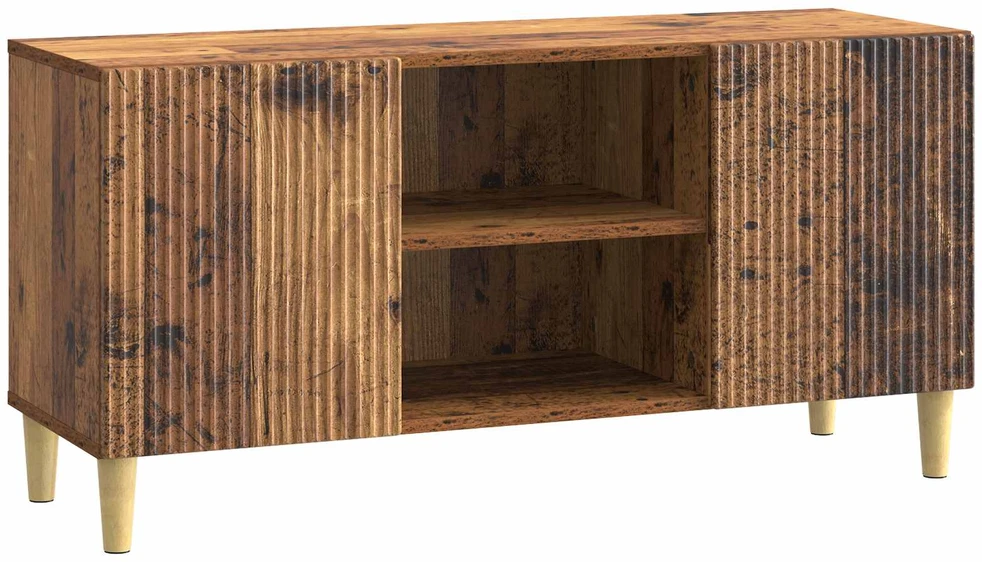 TV staliukas Televizoriaus spintelė 102 x 34,5 x 50 cm Sendintos medienos