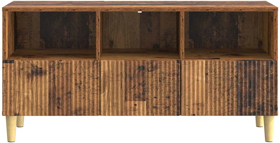 TV staliukas Televizoriaus spintelė 102 x 34,5 x 50 cm Sendintos medienos