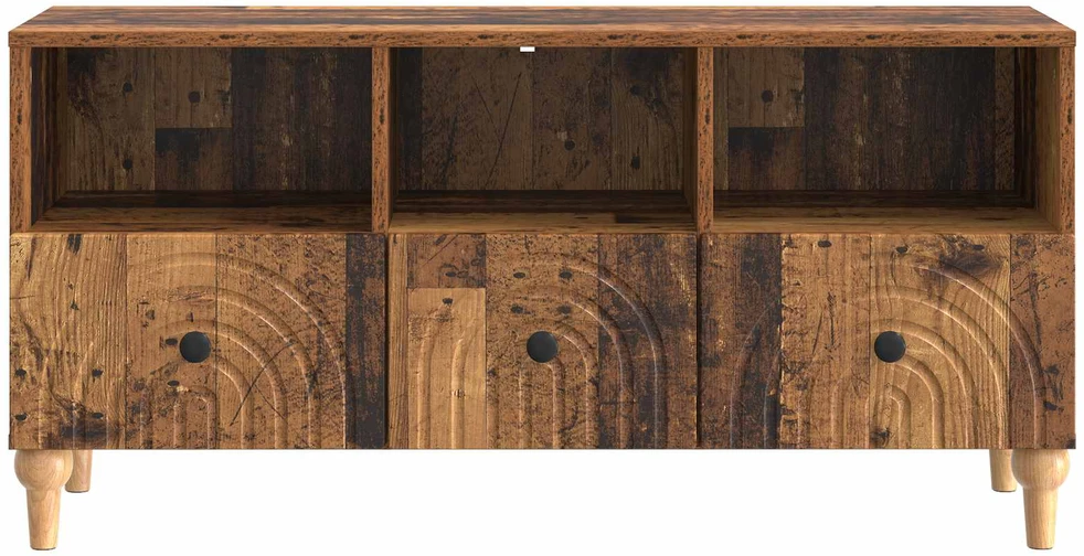 TV staliukas Televizoriaus spintelė 102 x 34,5 x 50 cm Senas medis