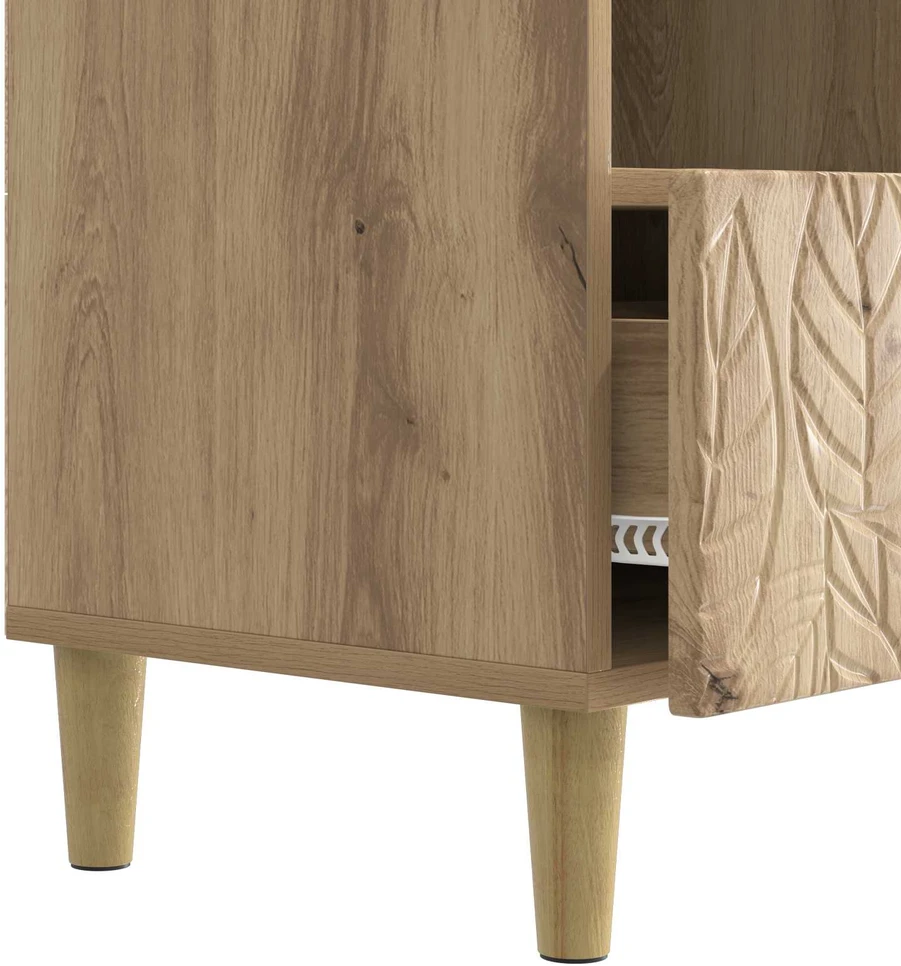 TV staliukas Televizoriaus spintelė 102 x 34,5 x 50 cm Artisano ąžuolo
