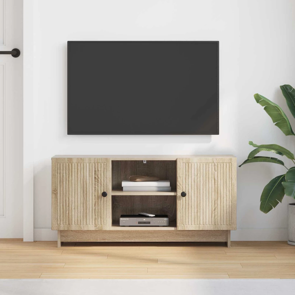 TV staliukas Televizoriaus spintelė 102 x 34,5 x 50 cm Sonoma ąžuolas