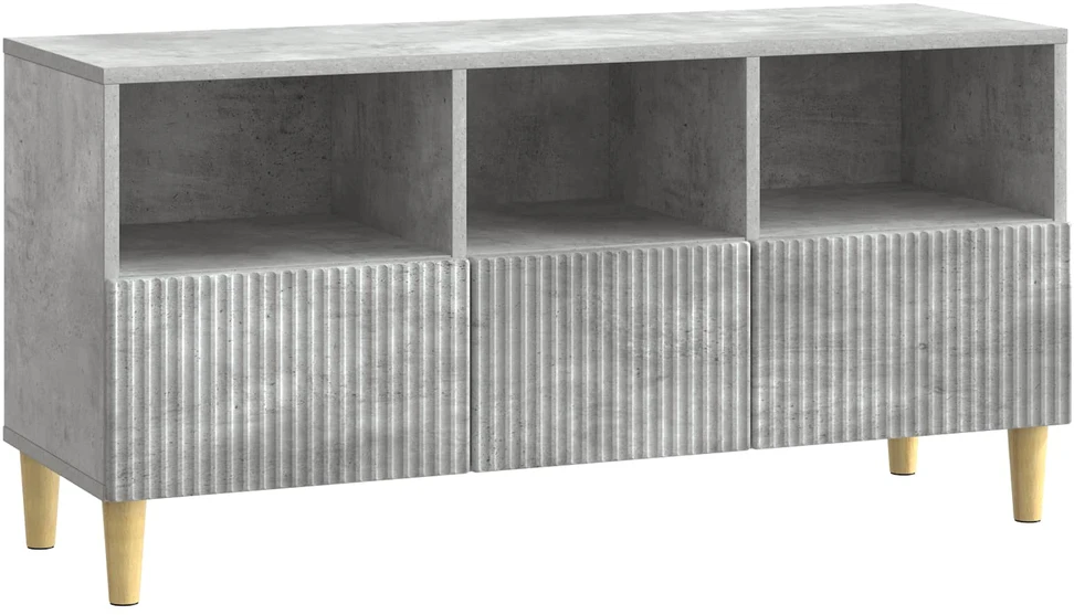 TV staliukas Televizoriaus spintelė 102 x 34,5 x 50 cm Betono pilka