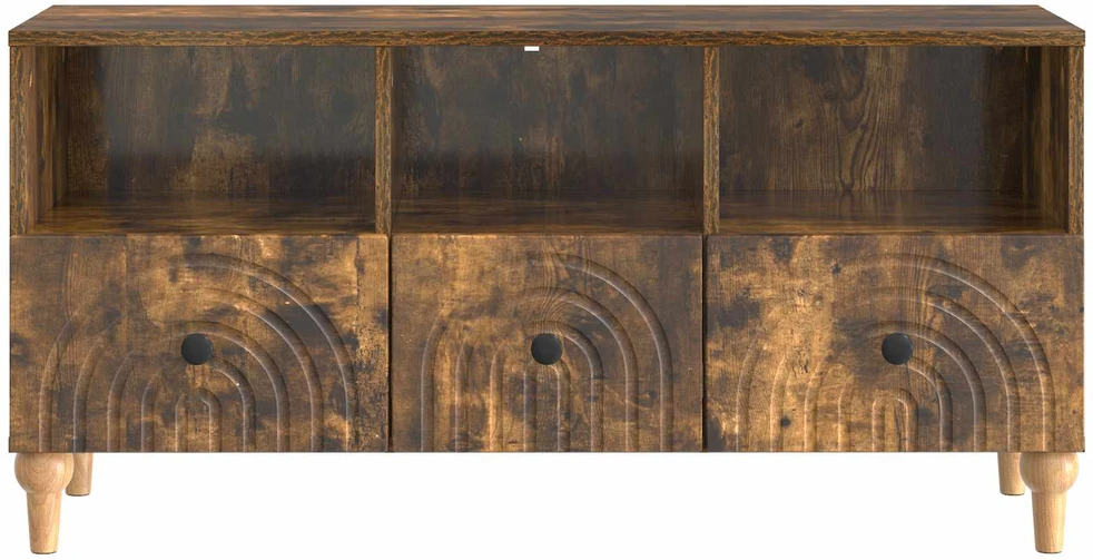 TV staliukas Televizoriaus spintelė 102 x 34,5 x 50 cm Rūkytas Ąžuolas