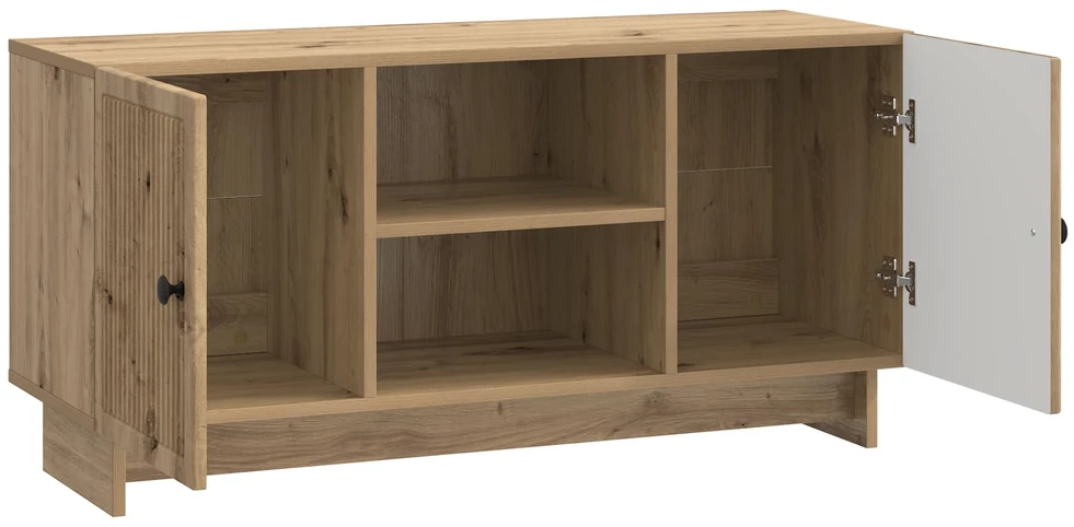 TV staliukas Televizoriaus spintelė 102 x 34,5 x 50 cm Artisano ąžuolo