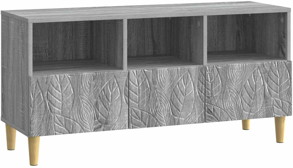 TV staliukas Televizoriaus spintelė 102 x 34,5 x 50 cm Pilka Sonoma