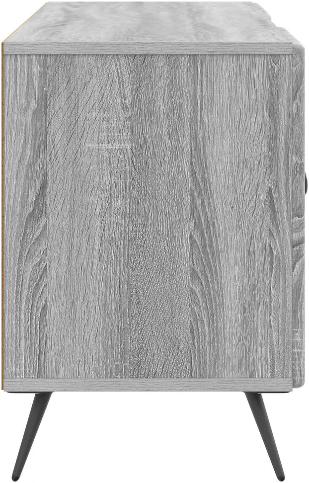 TV staliukas Televizoriaus spintelė 102 x 34,5 x 50 cm Pilka sonoma ąžuolo