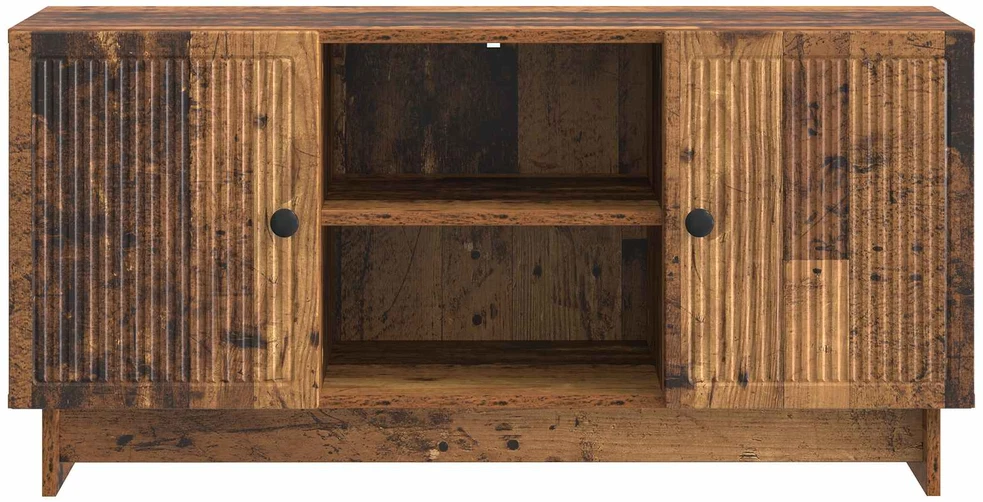 TV staliukas Televizoriaus spintelė 102 x 34,5 x 50 cm Sendintos medienos